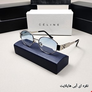 عینک آفتابی سلین بیضی فلزی 