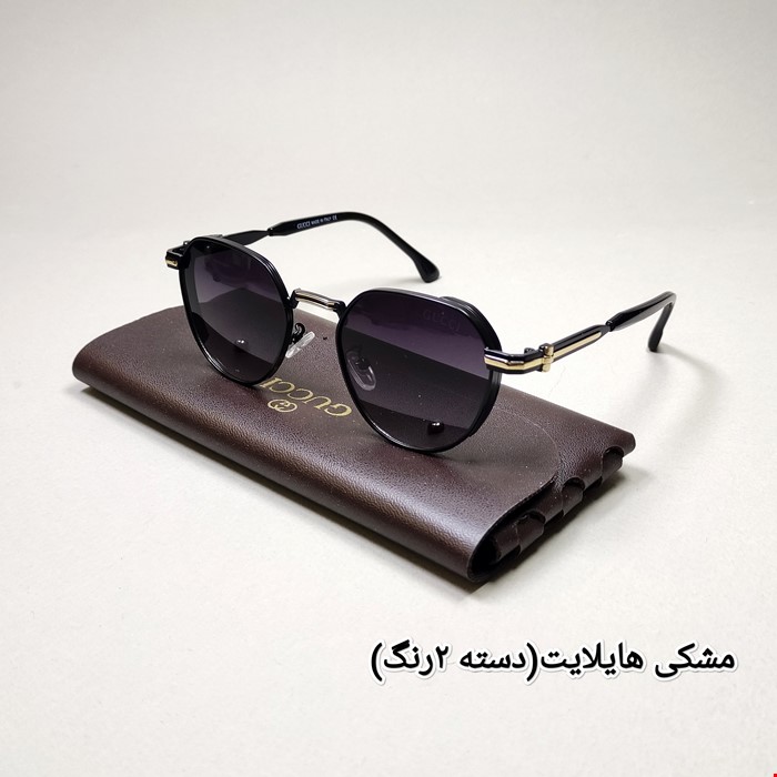 عینک آفتابی نیم ‌گرد بغلدار گوچی Gucci